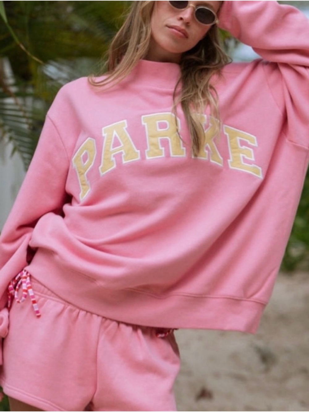 Parke summerland starburst mock neck l/xl